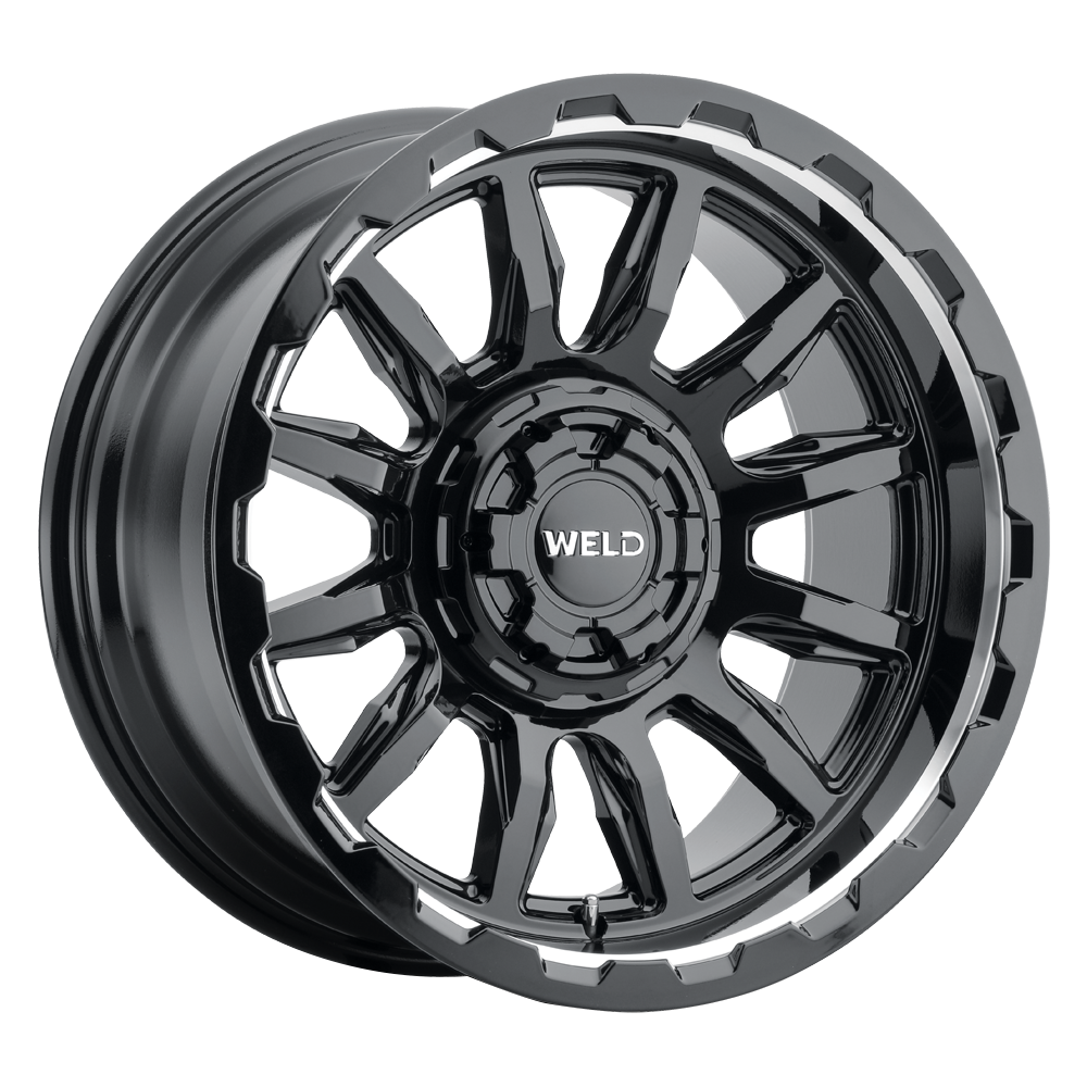 WELD Off-Road Gauntlet 20X9 +20 Gloss Black Milled