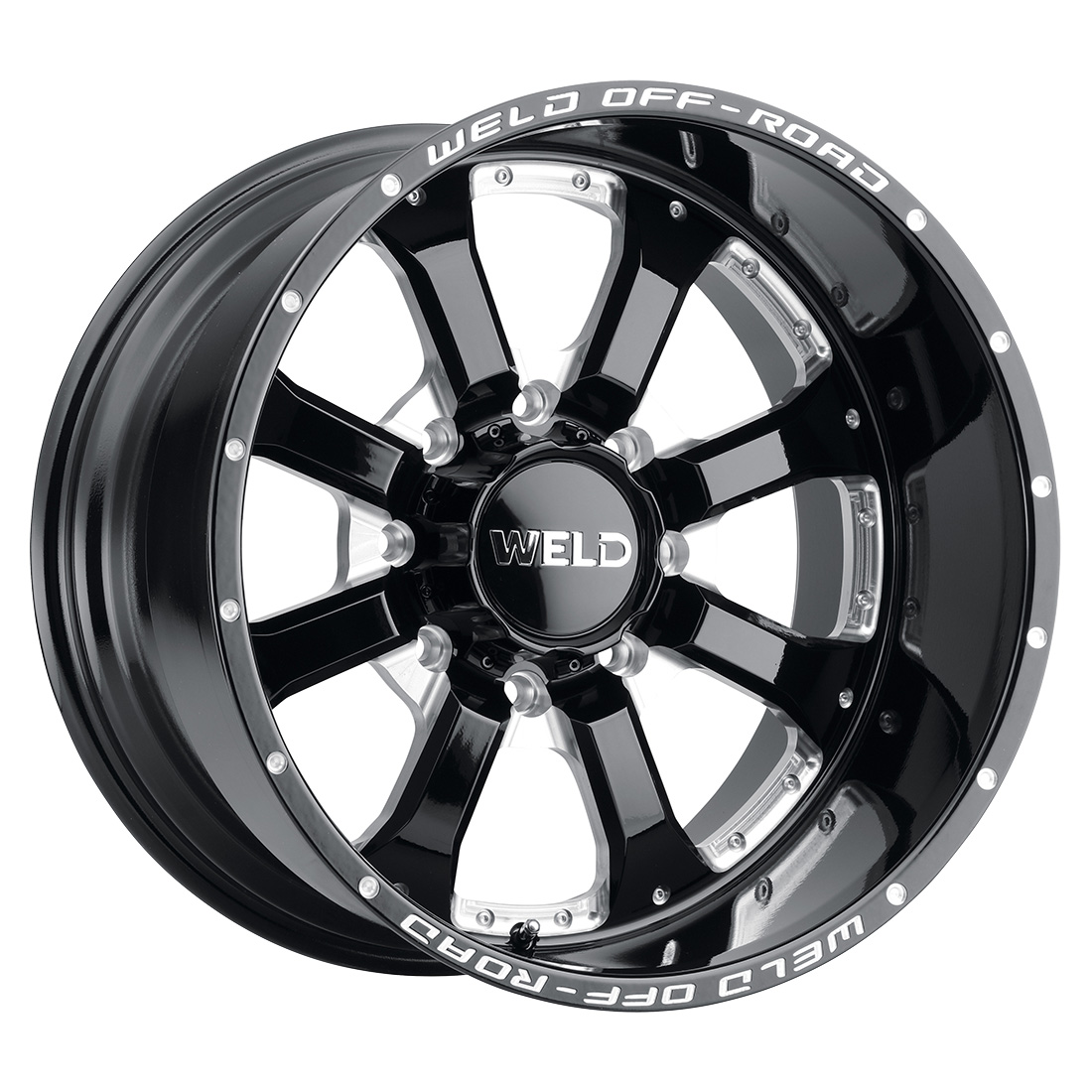 WELD Off-Road Granada 8 20X9 +0 Gloss Black Milled