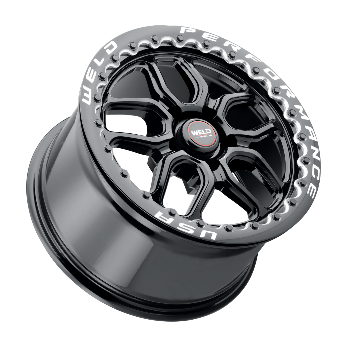 WELD Street Performance Laguna Beadlock 17X10 +49 Gloss Black