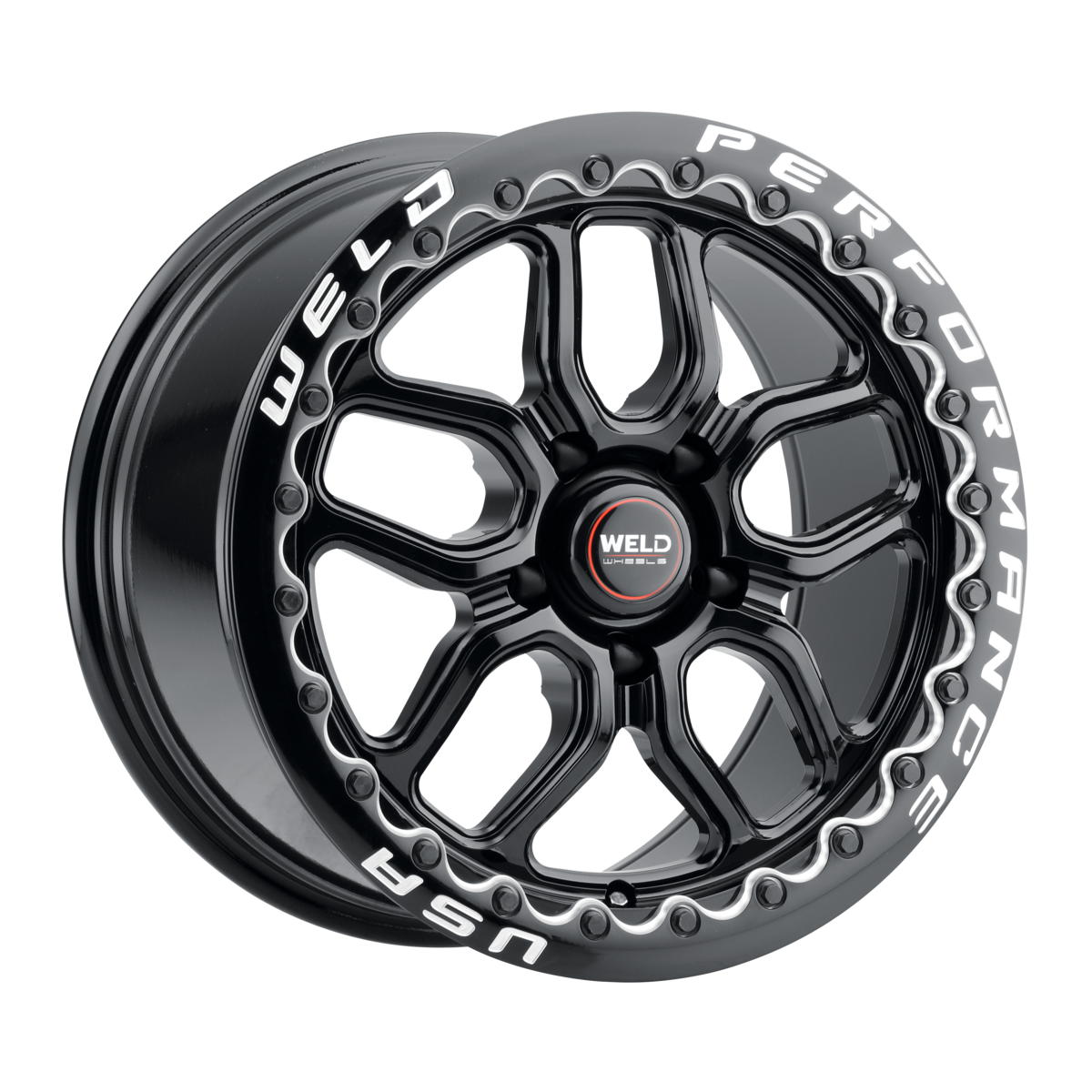 WELD Street Performance Laguna Beadlock 17X10 +0 Gloss Black