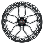 WELD Street Performance Laguna Beadlock 18X10 +40 Gloss Black Milled