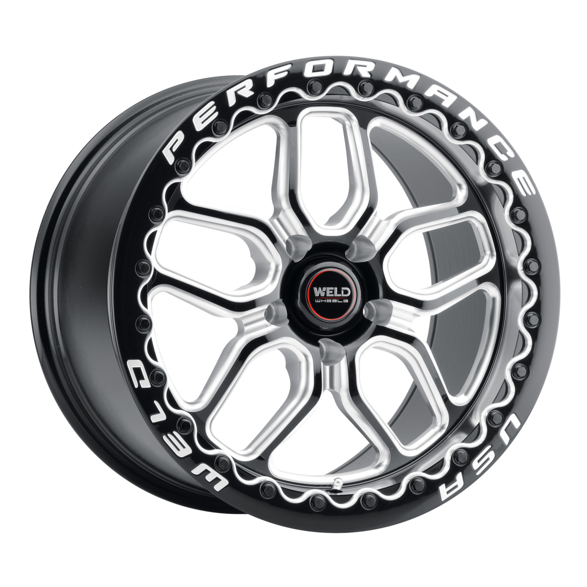 WELD Street Performance Laguna Beadlock 17X10 +0 Gloss Black Milled