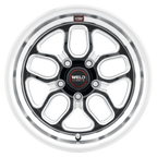 WELD Street Performance Laguna Drag 15X10 +22 Gloss Black Milled
