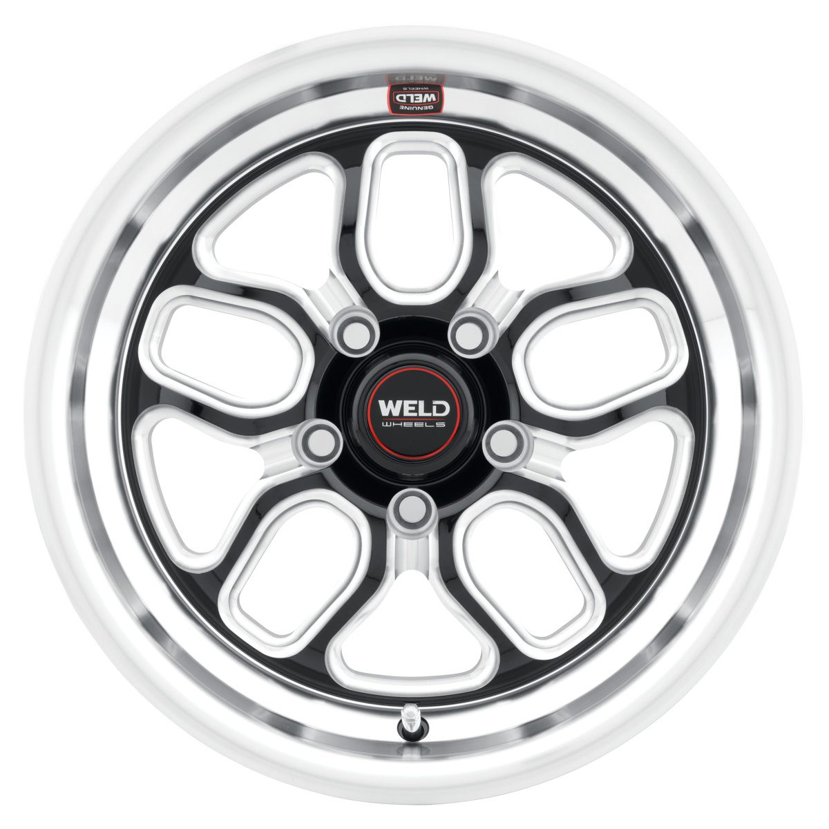 WELD Street Performance Laguna Drag 15X10 +50 Gloss Black Milled