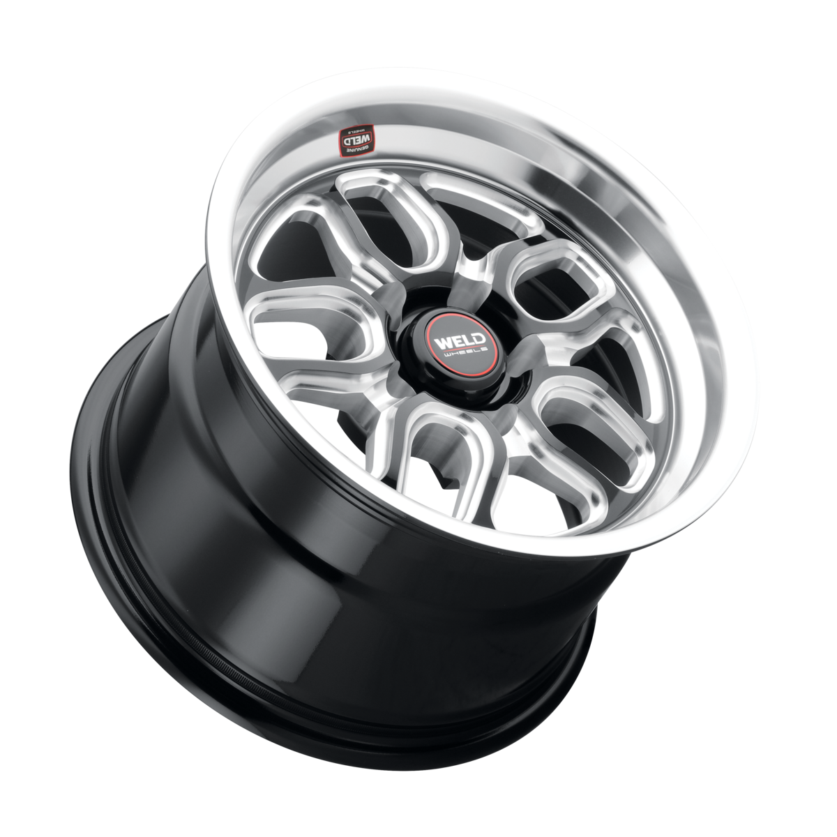 WELD Street Performance Laguna Drag 15X10 +50 Gloss Black Milled