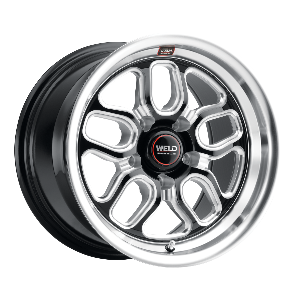 WELD Street Performance Laguna Drag 15X10 +50 Gloss Black Milled