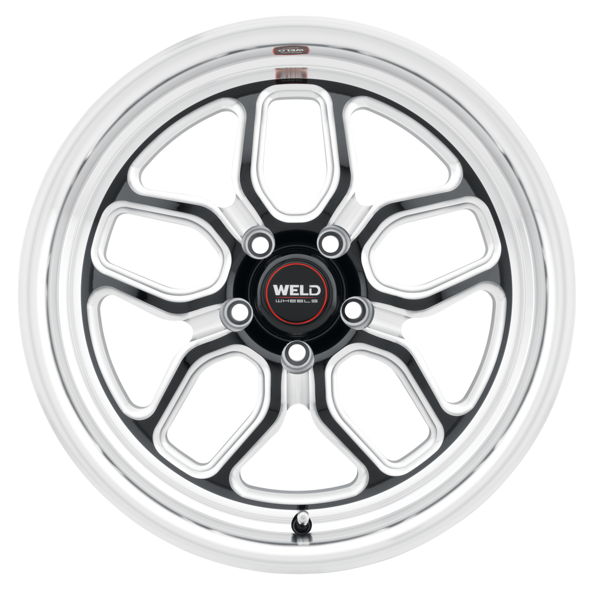 WELD Street Performance Laguna Drag 17X10 +25 Gloss Black Milled