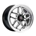 WELD Street Performance Laguna Drag 17X10 +0 Gloss Black Milled