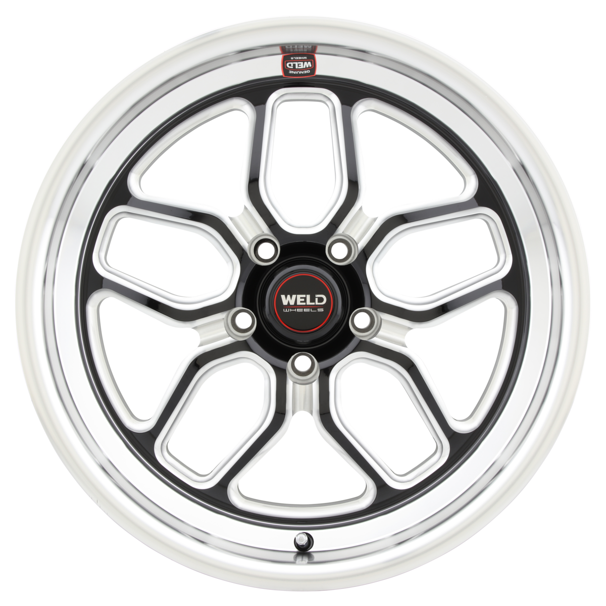 WELD Street Performance Laguna Drag 18X10 +30 Gloss Black Milled