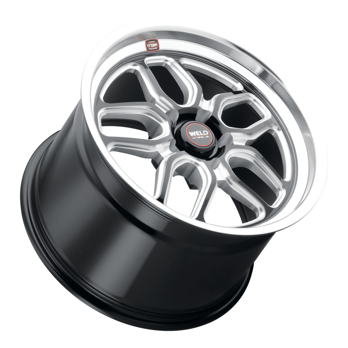 WELD Street Performance Laguna Drag 18X10 +30 Gloss Black Milled