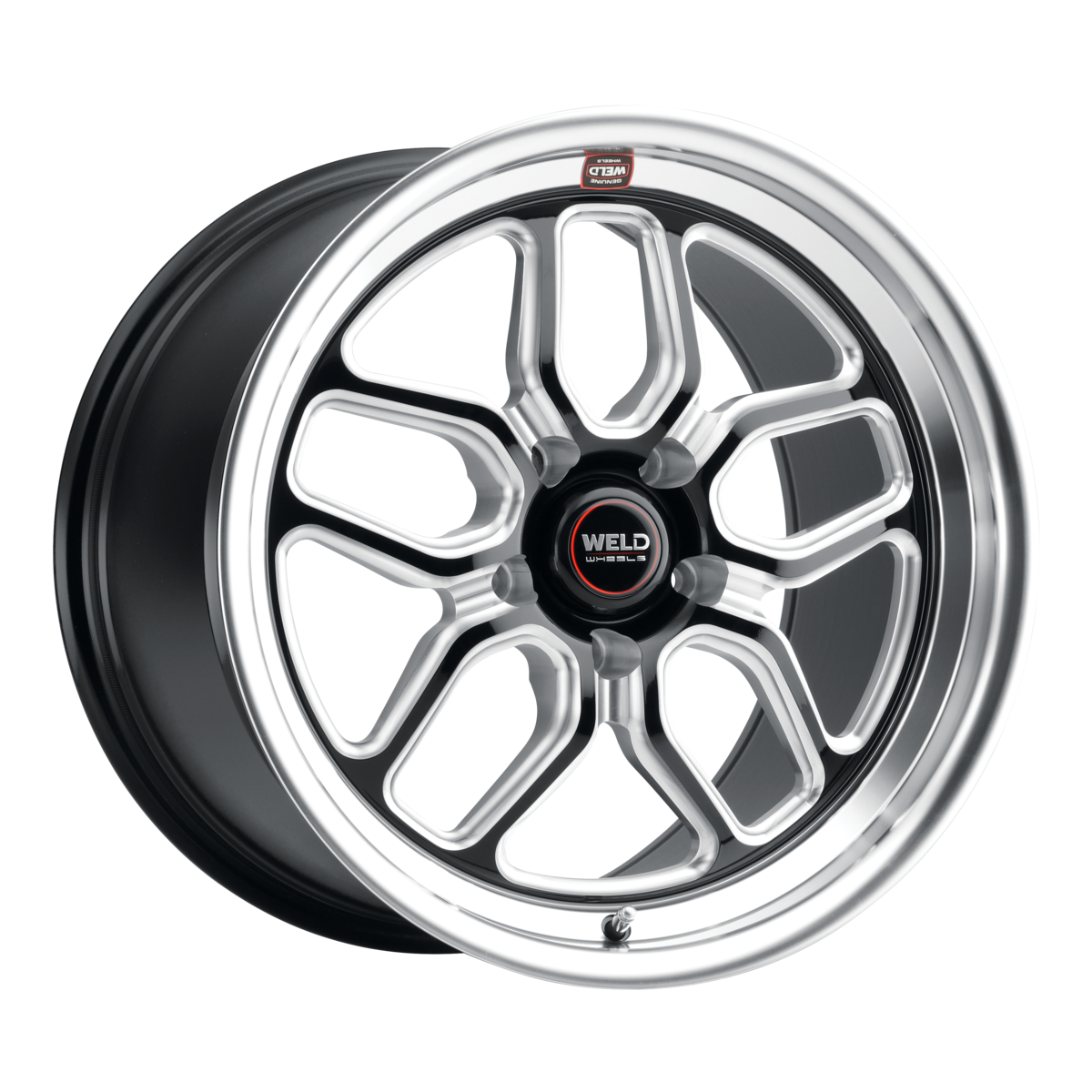 WELD Street Performance Laguna Drag 18X10 +45 Gloss Black Milled