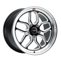 WELD Street Performance Laguna Drag 18X12 +55 Gloss Black Milled