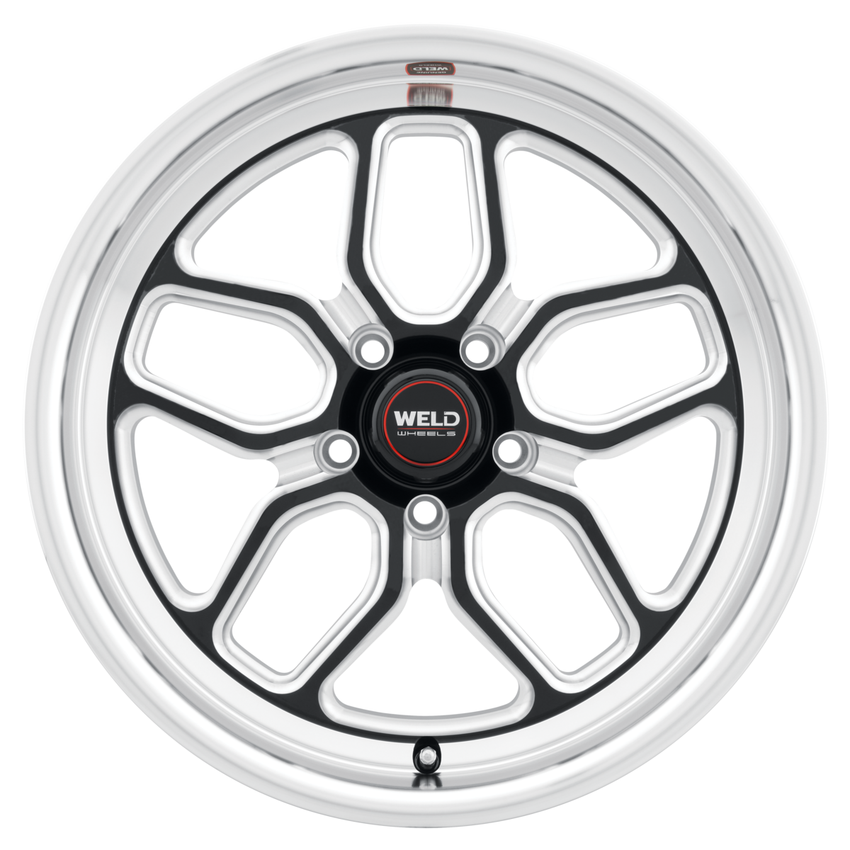 WELD Street Performance Laguna Drag 18X5 -23 Gloss Black Milled