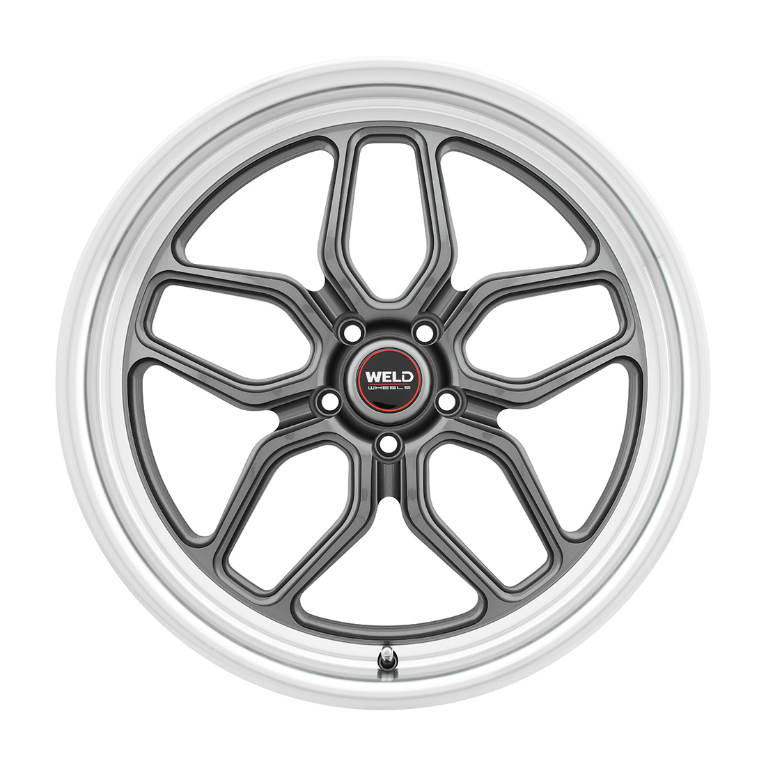 WELD Street Performance Laguna Street 22X12 -57 Gloss Gunmetal Milled