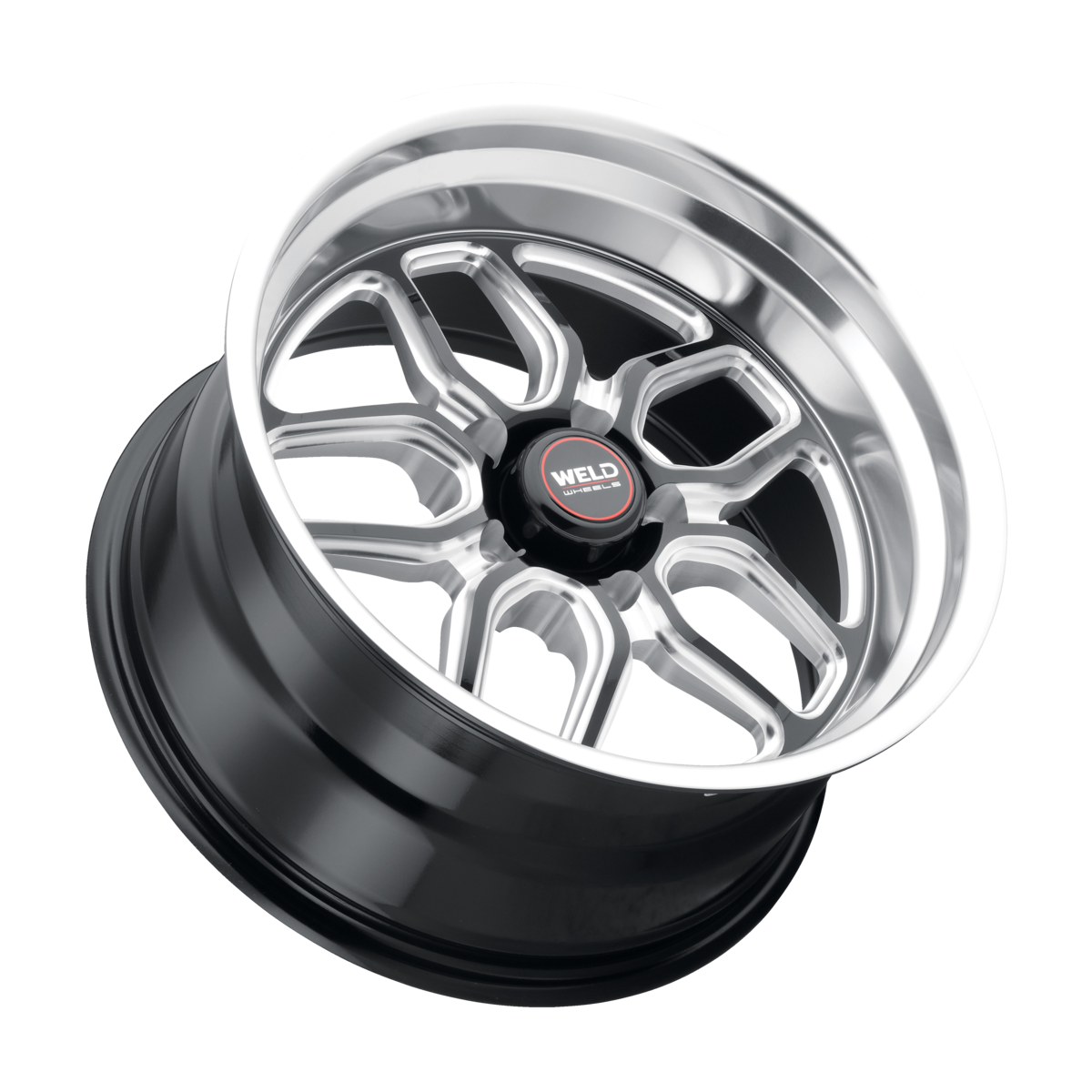 WELD Street Performance Laguna Street 18X8 +29 Gloss Black Milled