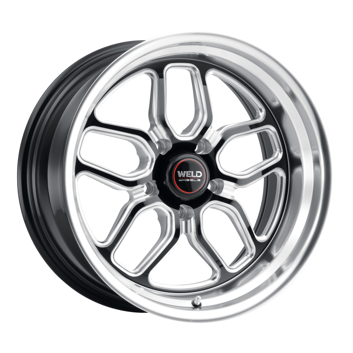 WELD Street Performance Laguna Street 17X9 +45 Gloss Black Milled