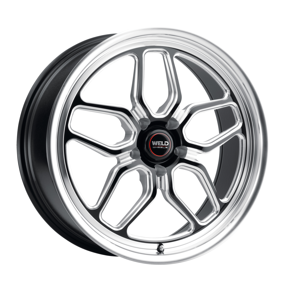WELD Street Performance Laguna Street 20X9 +38 Gloss Black Milled