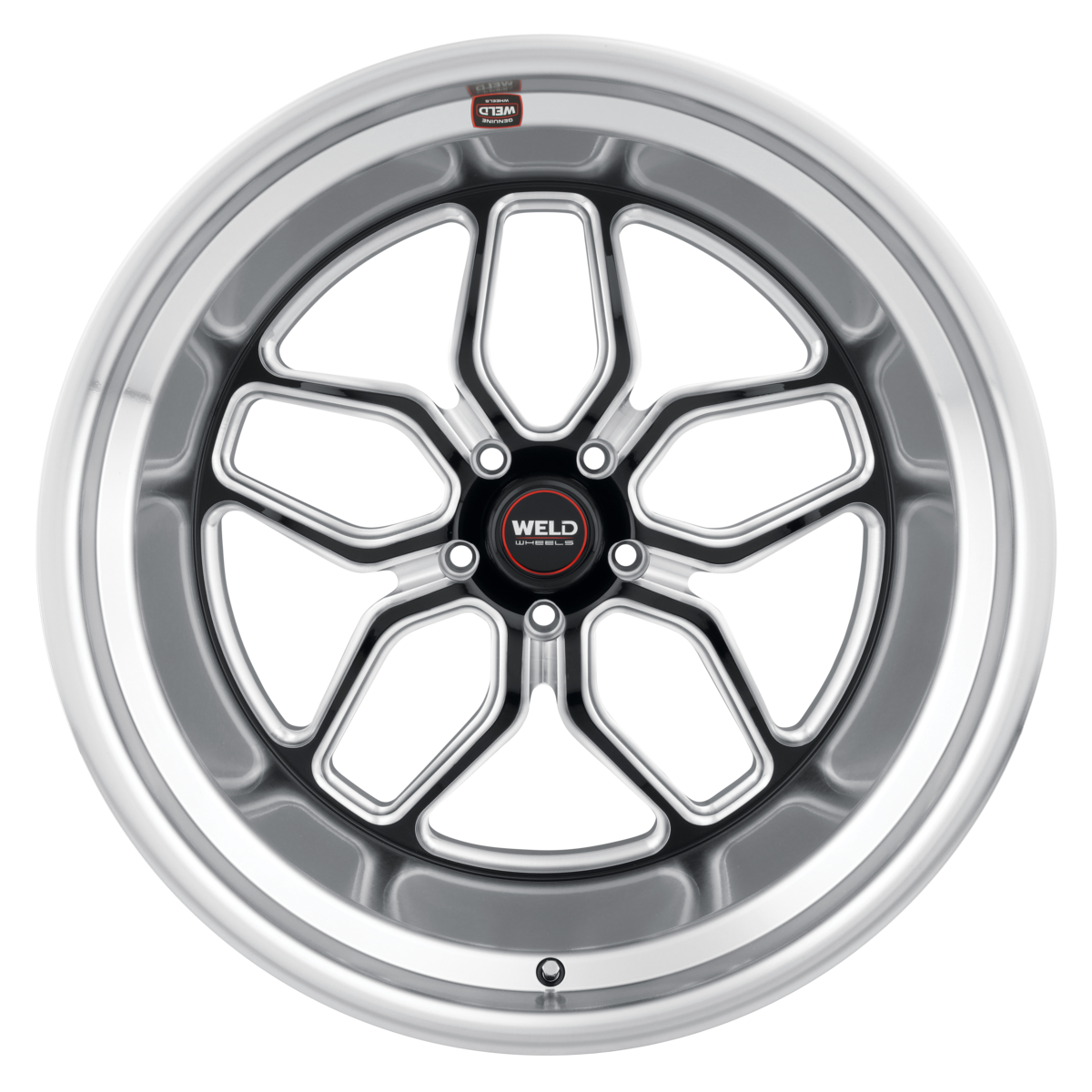 WELD Street Performance Laguna Street 22X10.5 +13 Gloss Black Milled