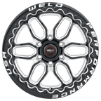 WELD Street Performance Laguna 6 Beadlock 17X10 +42 Gloss Black Milled