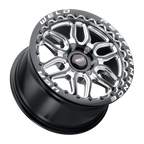 WELD Street Performance Laguna 6 Beadlock 17X10 +25 Gloss Black Milled