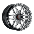 WELD Street Performance Laguna 6 Beadlock 20X10 +38 Gloss Black Milled