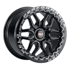 WELD Street Performance Laguna 6 Beadlock 17X10 +25 Gloss Black