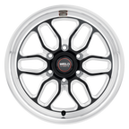 WELD Street Performance Laguna 6 Drag 17X7 +10 Gloss Black Milled