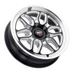WELD Street Performance Laguna 6 Drag 17X7 +0 Gloss Black Milled