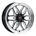 WELD Street Performance Laguna 6 Drag 17X7 +20 Gloss Black Milled
