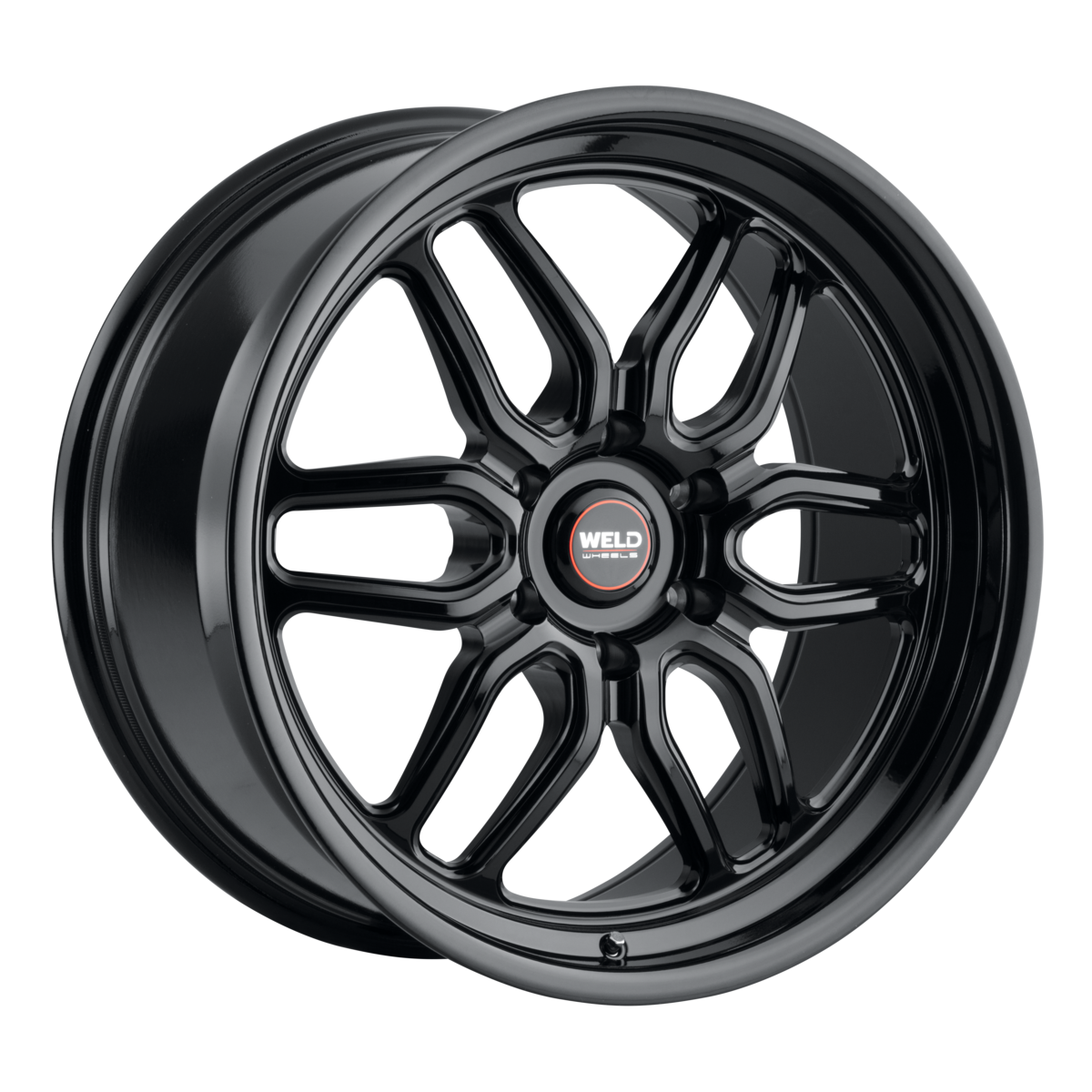 WELD Street Performance Laguna 6 Drag 20X7 +13 Gloss Black