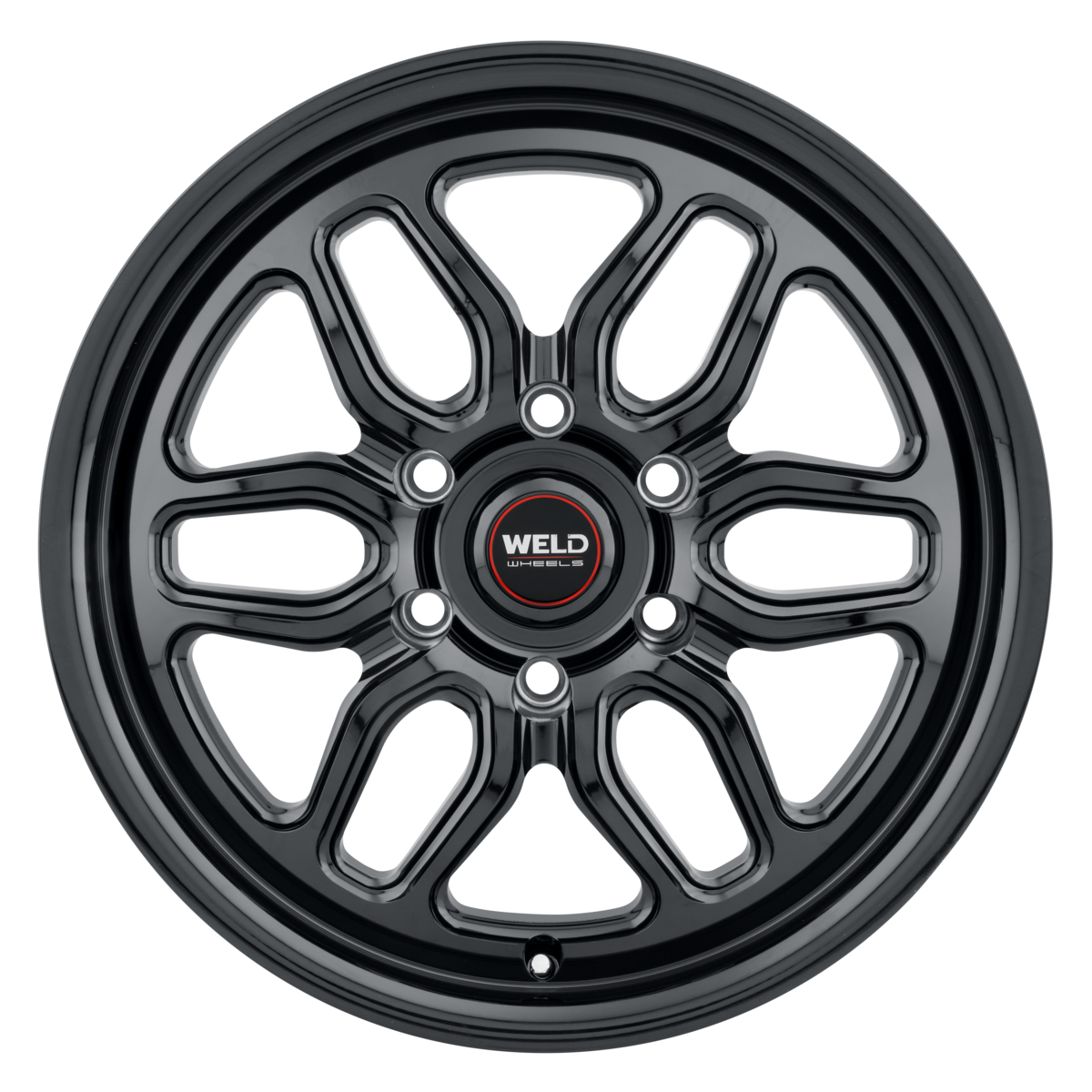 WELD Street Performance Laguna 6 Drag 17X10 +25 Gloss Black