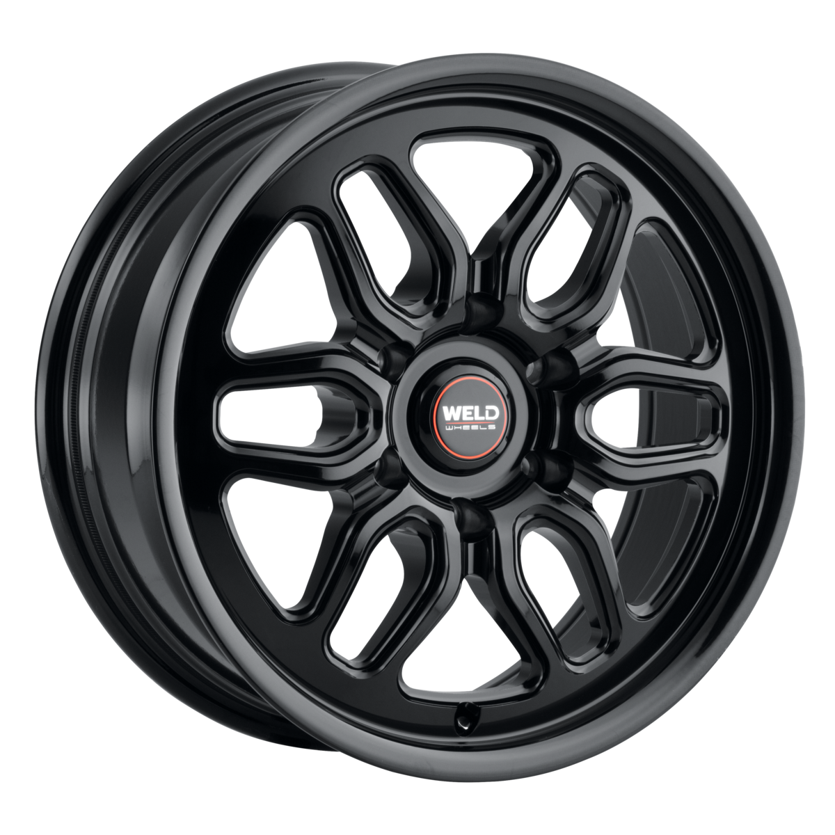 WELD Street Performance Laguna 6 Drag 17X7 +0 Gloss Black