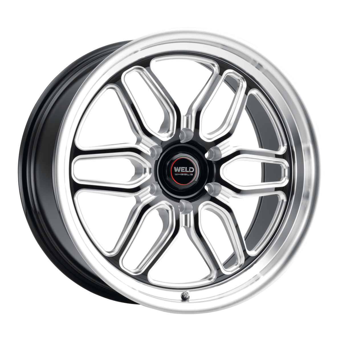 WELD Street Performance Laguna 6 Drag 20X11 +36 Gloss Black Milled