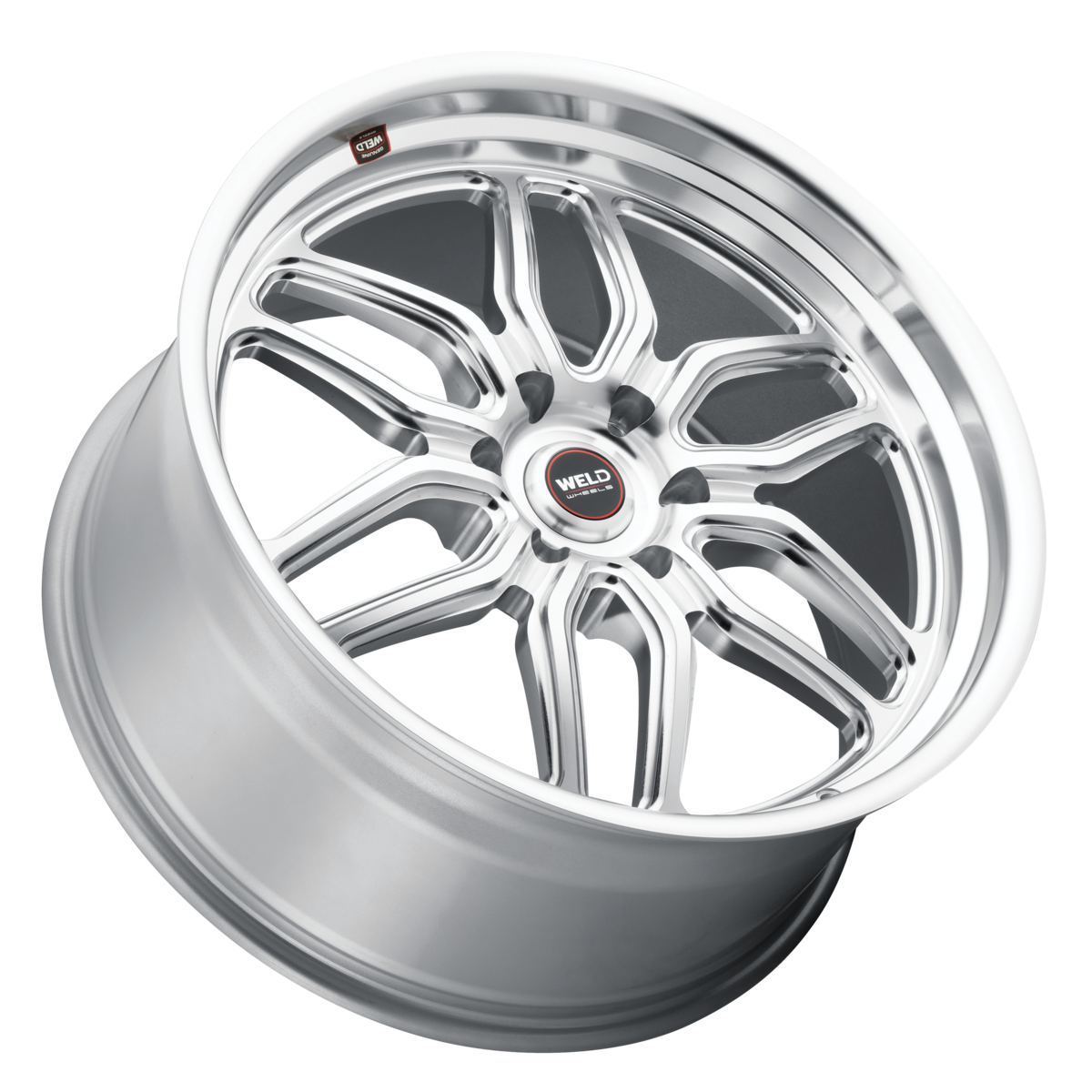 WELD Street Performance Laguna 6 Street 22X9.5 +25 Gloss Machined
