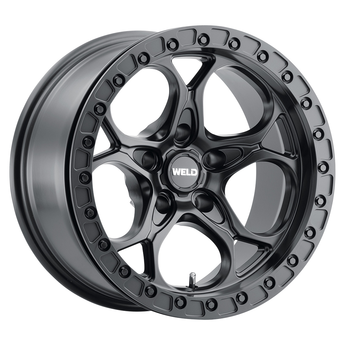 WELD Off-Road Ledge Beadlock 17X9 -35 Satin Black