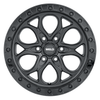 WELD Off-Road Ledge 6 Beadlock 17X9 +0 Satin Black