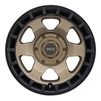 WELD Off-Road Ridge 17X9 -12 Satin Bronze - Satin Black Ring