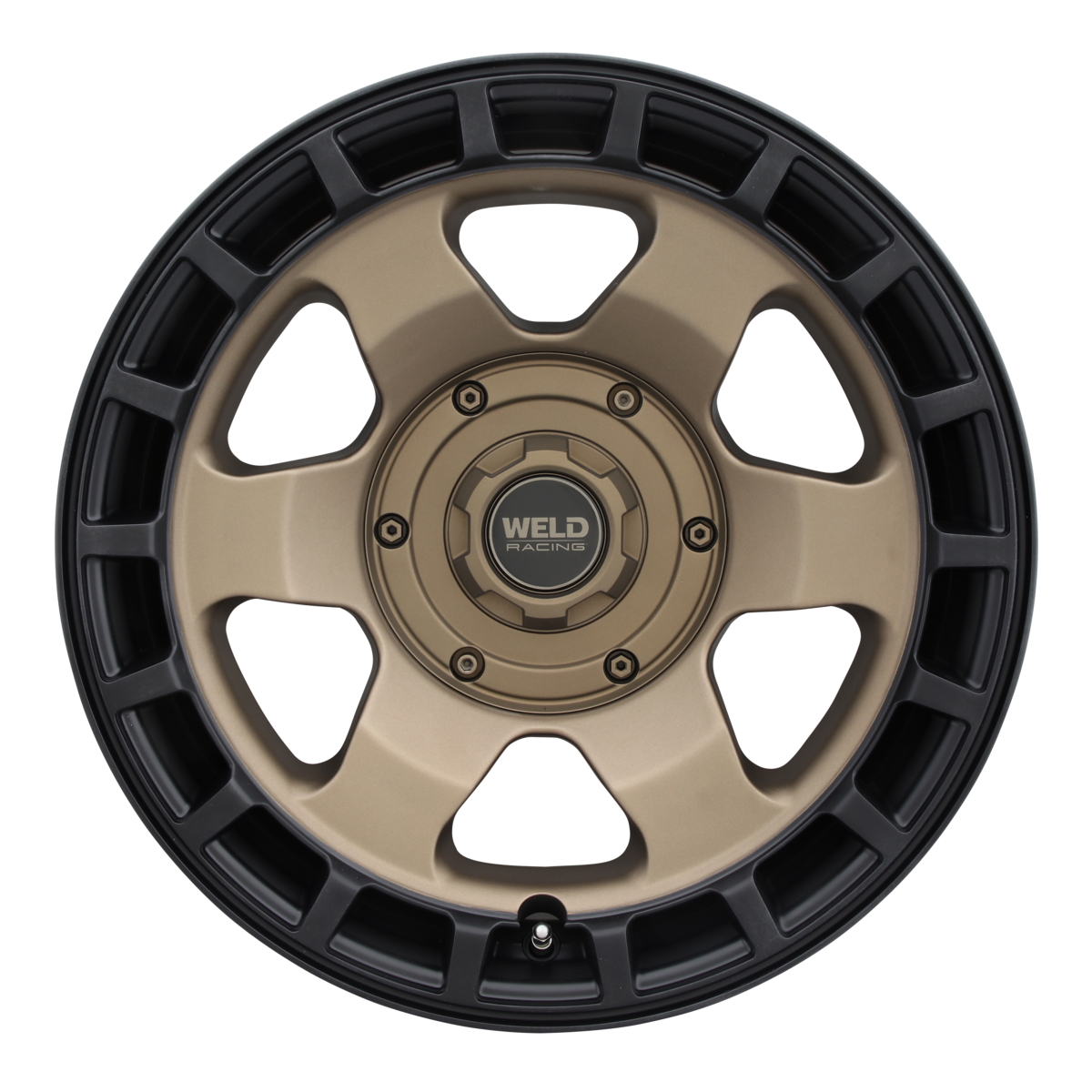 WELD Off-Road Ridge 17X9 -12 Satin Bronze - Satin Black Ring