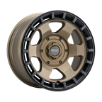 WELD Off-Road Ridge 20X9 +0 Satin Bronze - Satin Black Ring