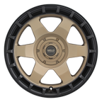 WELD Off-Road Ridge 17X9 -12 Satin Bronze - Satin Black Ring