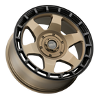WELD Off-Road Ridge 20X9 +0 Satin Bronze - Satin Black Ring