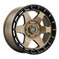 WELD Off-Road Ridge 20X9 +0 Satin Bronze - Satin Black Ring