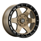WELD Off-Road Ridge 20X9 +0 Satin Bronze - Satin Black Ring