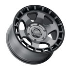 WELD Off-Road Ridge 17X9 -12 Satin Gunmetal - Satin Black Ring