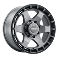 WELD Off-Road Ridge 20X9 +0 Satin Gunmetal - Satin Black Ring