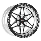 WELD Racing S81 Hd Beadlock 17X11 +36 Black Center - Polished Shell