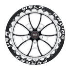 WELD Racing S80 Beadlock 15X10 +21 Black Center - Polished Shell