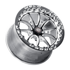 WELD Racing S80 Beadlock 17X10 +30 Black Center - Polished Shell