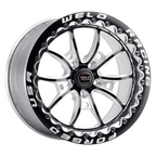 WELD Racing S80 Beadlock 17X10 +43 Black Center - Polished Shell
