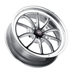 WELD Racing S80 17X5 +8 Black Center - Polished Shell